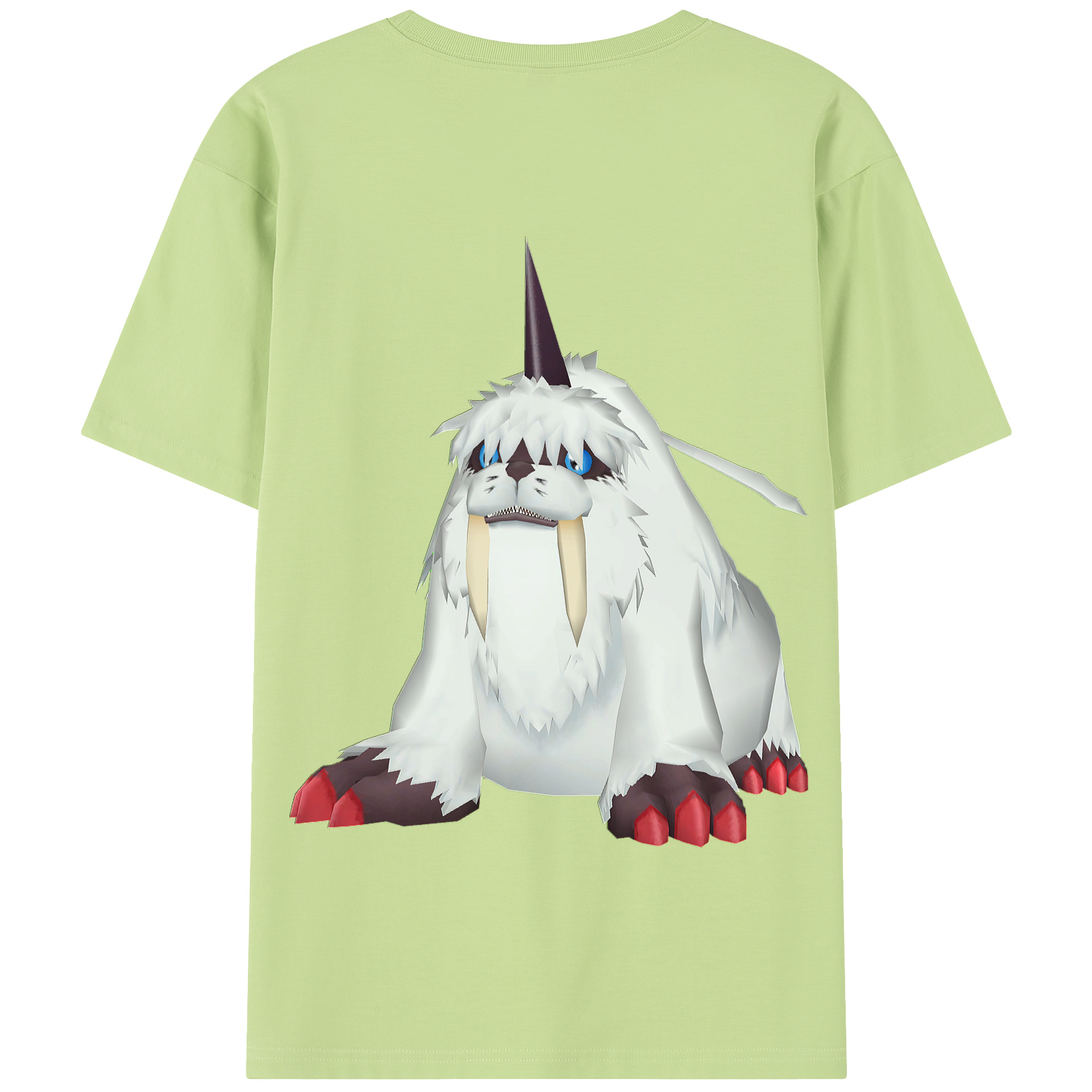（画像用） Digimon デジタルモンスター/デジモン 綿100％半袖Tシャツ（背面プリント）